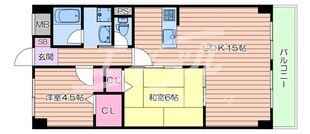 北大阪ハイツの物件間取画像